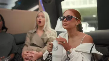 Chanel Rectangle Sunglasses worn by Yris Palmer as seen in The Girls: A Khloé Kardashian Project (S01E05)