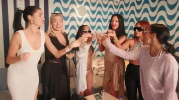 Miu Miu Large Sunglasses, MU A51S worn by Malika Haqq as seen in The Girls: A Khloé Kardashian Project (S01E05)