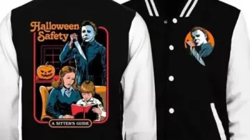 La chaqueta universitaria de Allyson (Andi Matichak) en Halloween Kills, de la serie "Guía de niñeras".