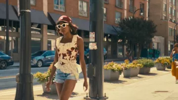 Top tipo corsé de Vivienne Westwood usado por Diarra Brickland (Diarra Kilpatrick) como se ve en Diarra de Detroit (T02E05)