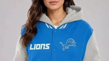 Veste à capuche New Era Detroit Lions 2026 pour femmes