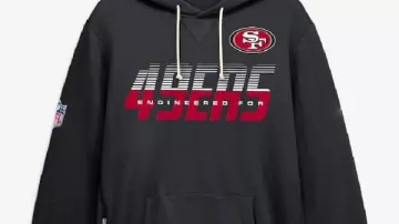 Sweat à capuche SF 49ers Scarlet Sideline 2026 (édition standard)