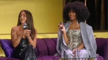 Top corsé Miaou Libra usado por Riley Burruss como se ve en Next Gen NYC (T02E08)