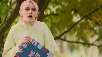 H&M Gold-coloured Waterproof Hoop Earrings worn by Princess (Scarlett Rayner) as seen in Trying (S05E08)