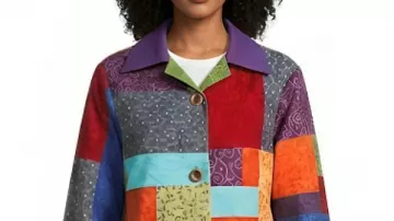 Abrigo multicolor de Dolly Parton