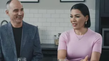 Top de punto suave al tacto de Zara usado por Page Turner, como se ve en Love It or List It (T21E09).