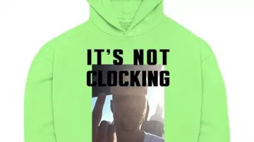 Sweat à capuche Coachella 2026 Justin Bieber « It's Not Clocking To You »