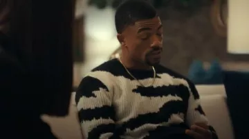 Mode of One Relaxed-Fit Melting Cozy Sweater worn by Charles (Steven G. Norfleet) as seen in Beauty in Black (S03E02)