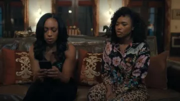 LyreBird Cloud Flannel Pajama Pants worn by Sylvie (Bailey Tippen) as seen in Beauty in Black (S03E02)