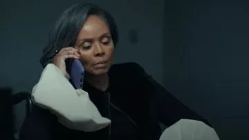Staud Paige Jersey Contrast-Cuff Top worn by Olivia (Debbi Morgan) as seen in Beauty in Black (S03E06)
