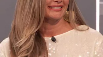 Janelle Pierzina Big Brother USA S28 Haut court à sequins