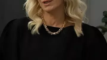 Haut à manches arrondi noir B&B Brooke Logan