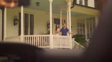 Zara Pink Bow Halter Top worn by Mia Challis as seen in Outer Banks (S05E08)