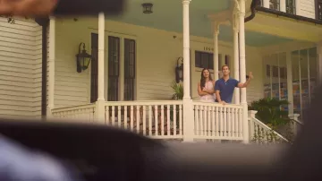 Lilly Pulitzer Colette Denim Skort worn by Ruthie (Mia Challis) as seen in Outer Banks (S05E08)