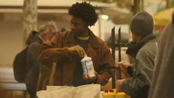 BDG Kasper Camo Work Jacket worn by Pope Heyward (Jonathan Daviss) as seen in Outer Banks (S05E09)