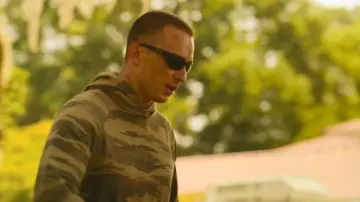 Flying Fisherman Key Largo Polarized Sunglasses Matte Black worn by Rafe Cameron (Drew Starkey) as seen in Outer Banks (S05E09)