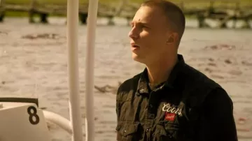 Coors Boot Barn Exclusive Banquet Rodeo Logo Sleeveless Snap Bubba worn by Rafe Cameron (Drew Starkey) as seen in Outer Banks (S05E10)