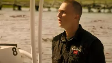 Coors Boot Barn Exclusive Banquet Rodeo Logo Sleeveless Snap Bubba worn by Rafe Cameron (Drew Starkey) as seen in Outer Banks (S05E10)