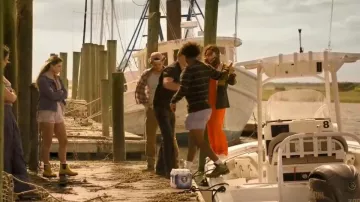Salomon X Ultra 4 Mid GORE-TEX Hiking Boots worn by Pope Heyward (Jonathan Daviss) as seen in Outer Banks (S05E10)