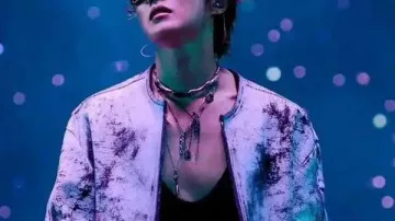 J-Hope BTS World Tour ARIRANG Chicago Distressed Jacket