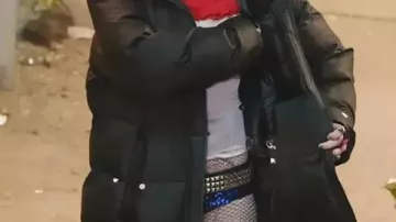 Suicide Squad Movie Harley Quinn Puffer Coat worn by Harley Quinn (Margot Robbie) in The Suicide Squad