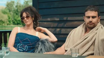 Michael Kors 53mm Gradient Oval Sunglasses worn by Susie Glass (Kaya Scodelario) as seen in The Gentlemen (S02E01)