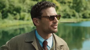 Lunettes de soleil en acétate à monture ronde Jacques Marie Mage Zephirin portées par Eddie Horniman (Theo James) telles que vues dans The Gentlemen (S02E01)