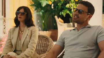 Tiffany & Co. TF4238U worn by Susie Glass (Kaya Scodelario) as seen in The Gentlemen (S02E01)