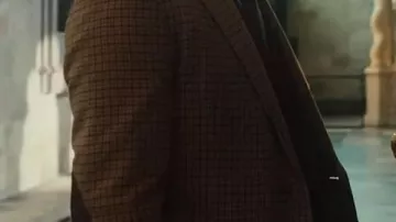 The Gentlemen S02 Chaqueta de cuadros de Theo James llevada por Theo James (Eddie Horniman) en The Gentlemen (T02)