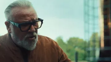 Gafas de sol Dita Emitter-One Square-Frame llevadas por Bobby Glass (Ray Winstone) vistas en The Gentlemen (S02E05)
