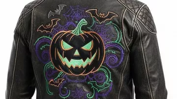 Halloween Rider Leather Jacket of Karen (Judy Greer) in Halloween Kills