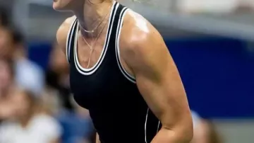 Paula Badosa 2026 US Open Black Dress