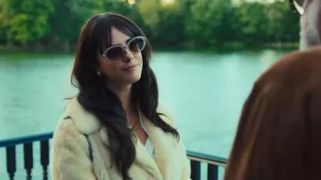 Vivienne Westwood Jewellery Florentina Gold-Plated Brass and Faux-Pearl Stud Earrings worn by Susie Glass (Kaya Scodelario) as seen in The Gentlemen (S02E05)