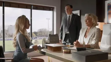 Dolce and Gabbana Large Sicily Handbag worn by Rebecca (Hannah Waddingham) as seen in Ted Lasso (S04E05)