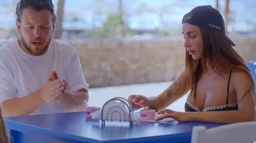 Asos Design Lottie Spot Balcony Underwire Bikini porté par Jodie Wells, tel que vu dans The Only Way Is Essex (S37E08)
