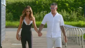 Oh, polly Calla mono Modal Capri con encaje que lleva Amy Childs como se ve en The Only Way Is Essex (S37E10)