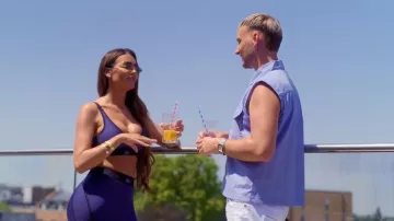 Alo yoga Airlift Talle alto 7/8 de talla alta que lleva Livvy Jay como se ve en The Only Way Is Essex (S37E10)