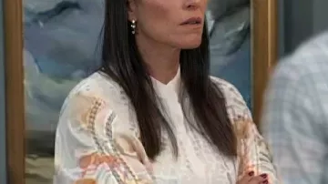 General Hospital Brook Lynn Bluse en dentelle florale Quartermaine