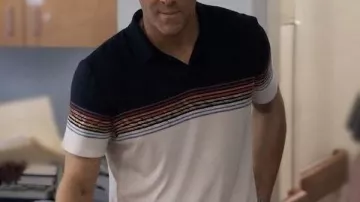 Polo rayé Mayday 2026 de Ryan Reynolds