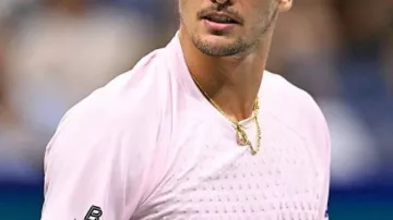 T-shirt rose Alexander Zverev 2026 US Open Day 5