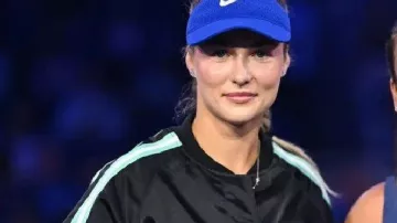 Anna Kalinskaya 2026 US Open Short Sleeves Black Jacket For Sale