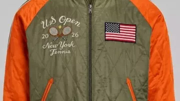 Veste souvenir en satin matelassé pour l’US Open 2026 à vendre