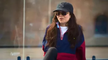 DB Sport Track Jacket worn by Sally Carden as seen in Earle Meets World (S01E06)