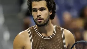 Carlos Alcaraz 2026 US Open Day 4 Brown Mesh Top