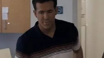 Striped Polo Shirt worn by (Ryan Reynolds) in Mayday