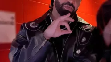 Concert de Toronto 2026 Veste en cuir Drake