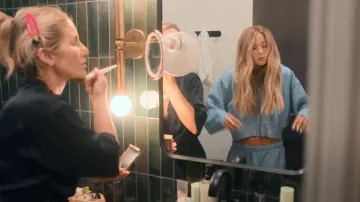 Daily Drills Pantalones de chándal pesados de pierna recta usados por Alix Earle como se ve en Earle se encuentra con el mundo (S01E08)