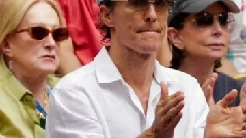 Camiseta Blanca del US Open 2026 de Matthew McConaughey