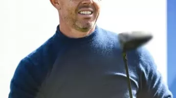 Amgen Irish Open 2026 Rory McIlroy Blue Sweater