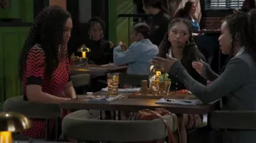 Missoni Crochet-knit Cotton-blend Mini Skirt worn by Chelsea Hamilton (RhonniRose Mantilla) as seen in Beyond the Gates (S02E164)